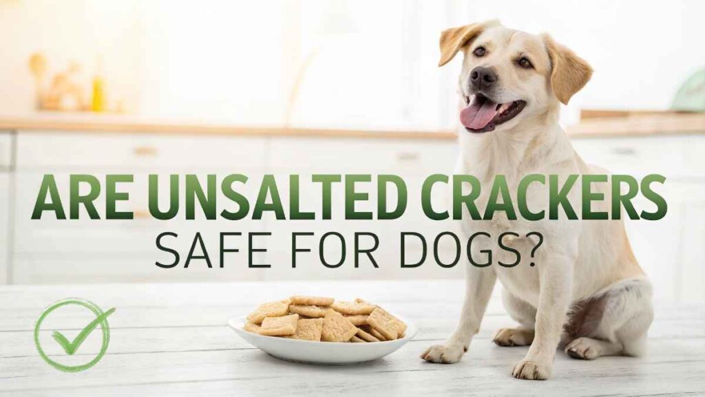Are Unsalted Crackers Safe for Dogs?