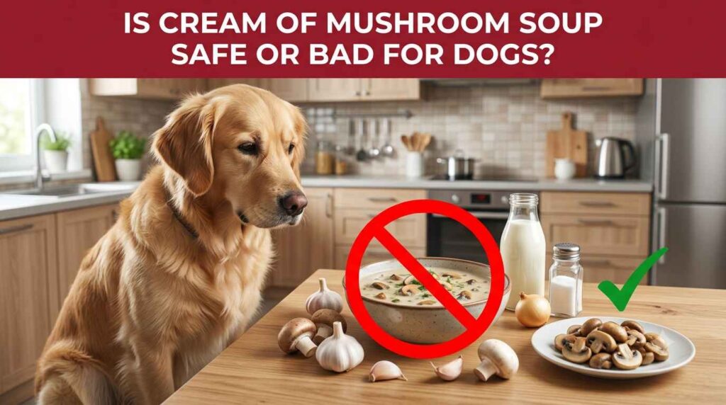 Is Cream of Mushroom Soup Safe or Bad for Dogs?
