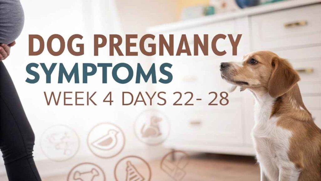 Dog Pregnancy Symptoms Week 4