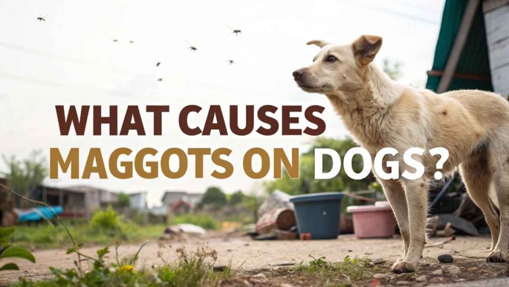 What Causes Maggots on Dogs?