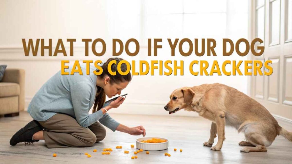 What To Do If Your Dog Eats Goldfish Crackers
