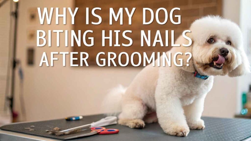 Why Is My Dog Biting His Nails After Grooming