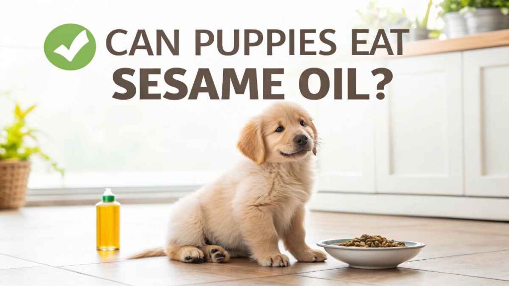 Can Puppies Eat Sesame Oil?