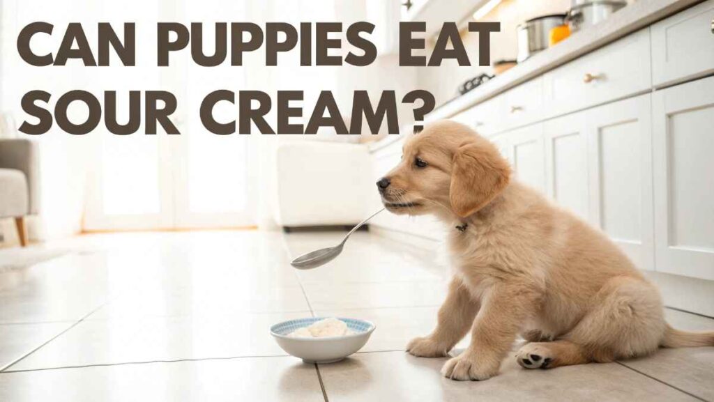 Can Puppies Eat Sour Cream?