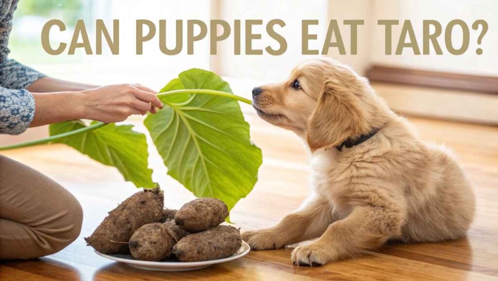 Can Puppies Eat Taro?