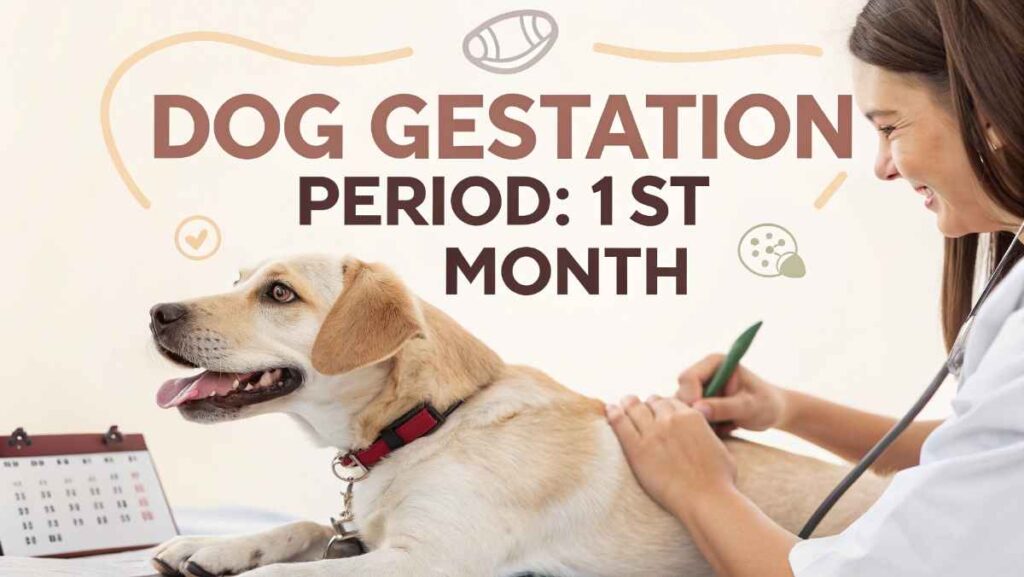 Dog Gestation Period: 1st Month