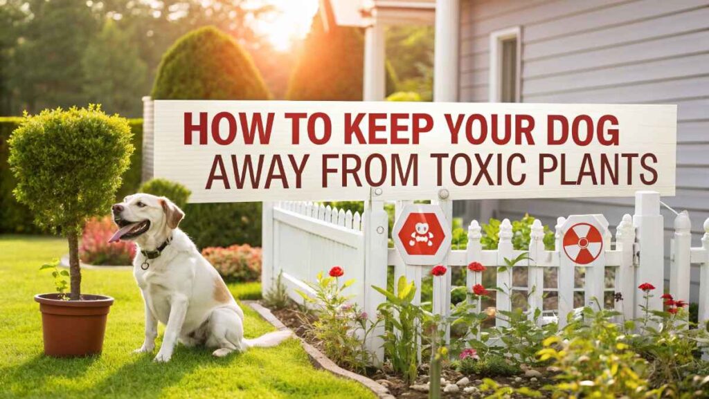 How to Keep Your Dog Away From Toxic Plants
