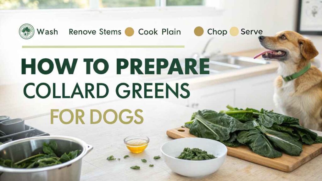 How to Prepare Collard Greens for Dogs