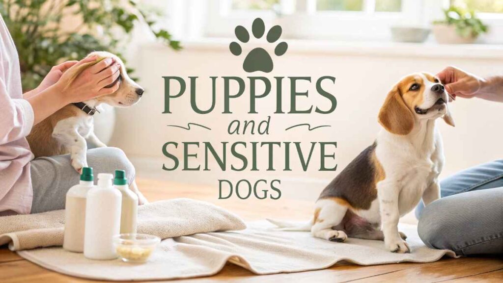 Puppies and Sensitive Dogs
