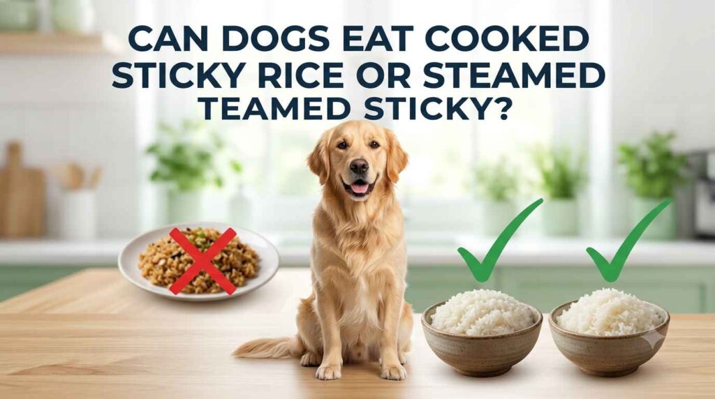 Can Dogs Eat Cooked Sticky Rice or Steamed Sticky Rice?