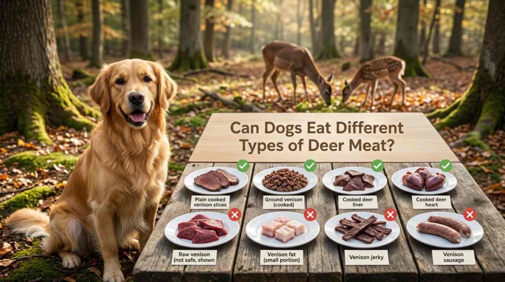 Can Dogs Eat Different Types of Deer Meat?