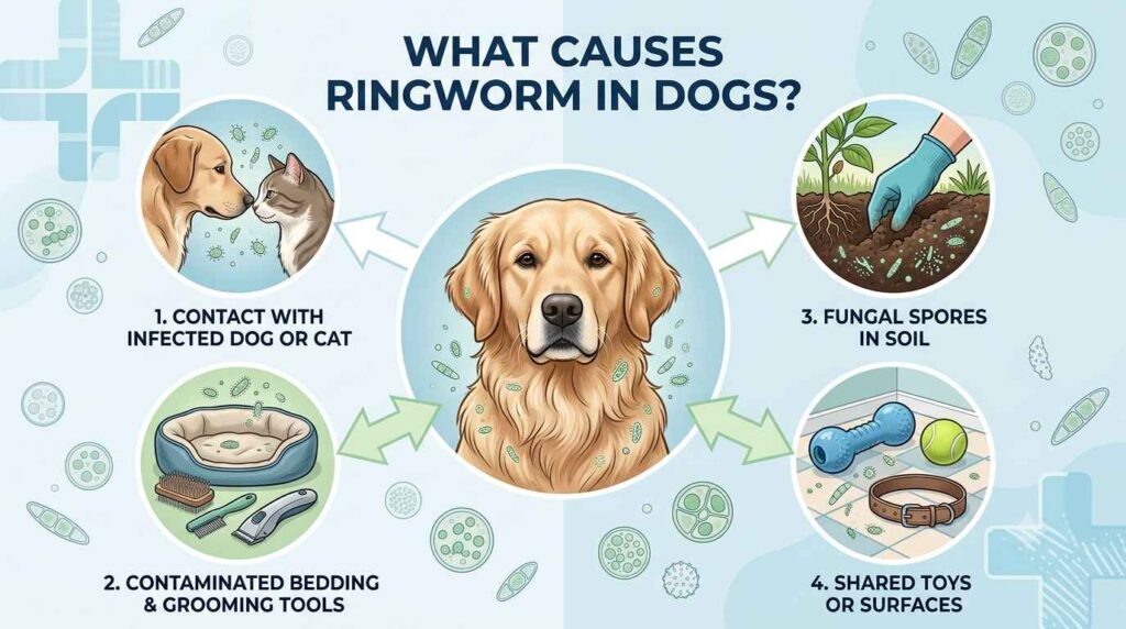 What Causes Ringworm in Dogs?