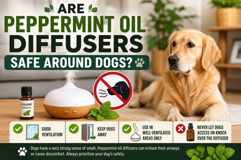 Are Peppermint Oil Diffusers Safe Around Dogs?