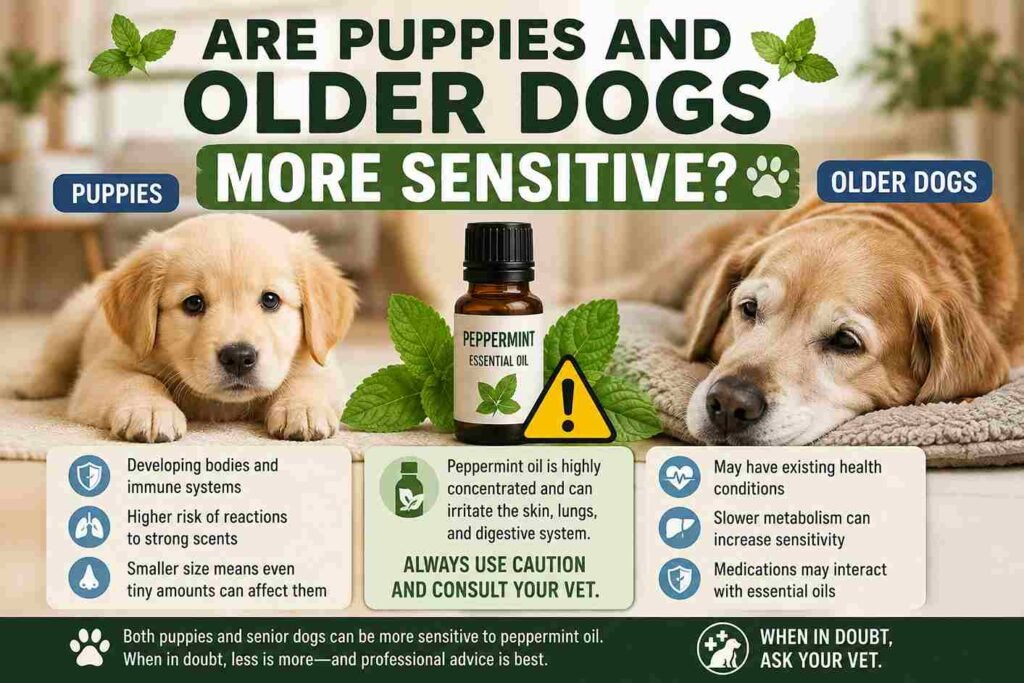 Are Puppies and Older Dogs More Sensitive?